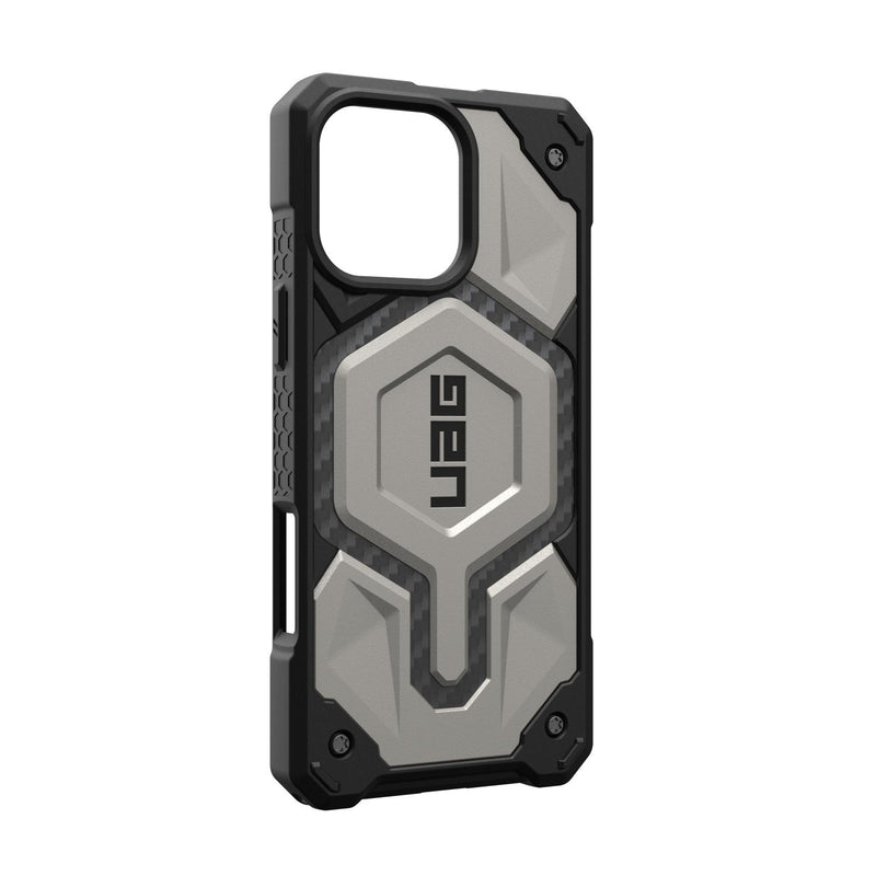 UAG Monarch Pro MagSafe Case - Apple iPhone 16 Pro Max - Titanium (UAG-I16PM-MPMCF)