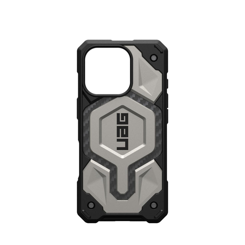 UAG Monarch Pro MagSafe Case - Apple iPhone 16 Pro - Titanium (UAG-I16PR-MPMCF)