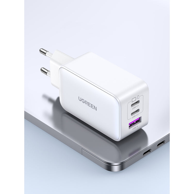 UGREEN 3 Port GaN PD Home Charger - 65W - 334