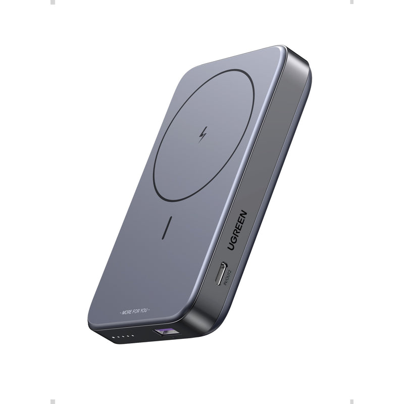 UGREEN Magnetic Wireless Power Bank With Kickstand 10000mAh - Grey (UG-PB206-15086)