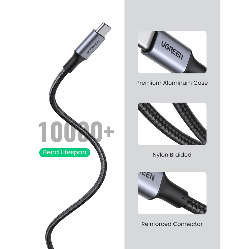 UGREEN Type-C To Type-C Cable 100W 1 Metre - Black (UG-US316-70427)