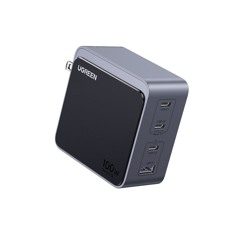 UGREEN Nexode 4 Port PD/USB Wall Charger 100W - Grey & Black (UG-X565-35043)