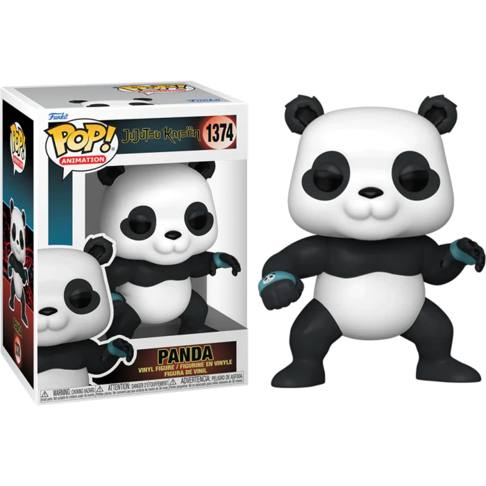 Funko Pop! Animation: Jujutsu Kaisen - Panda (Flocked)-(Special Edition)