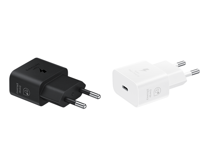 Samsung 1 Port GaN Travel Adapter With Cable - 25W - White