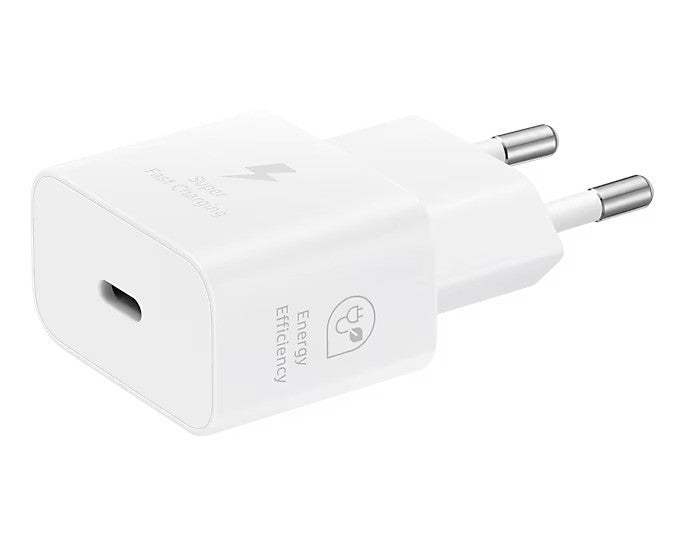 Samsung 1 Port GaN Travel Adapter With Cable - 25W - White