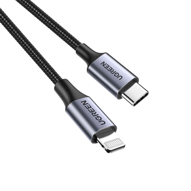 UGREEN Type-C To MFI Lightning Braided Cable - 1 Meter