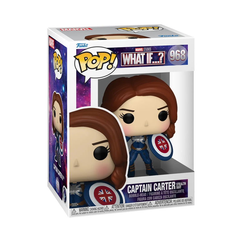 Funko Pop! Marvel:Marvel Studios What If…?-Captain Carter Stealth Suit